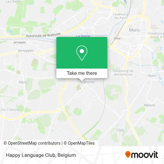 Happy Language Club map