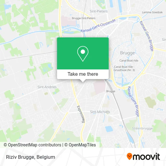 Riziv Brugge map