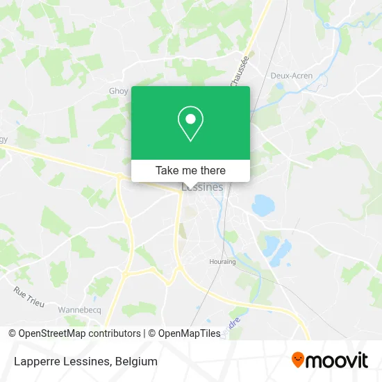 Lapperre Lessines map