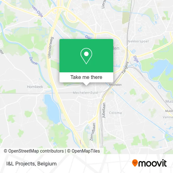 I&L Projects map