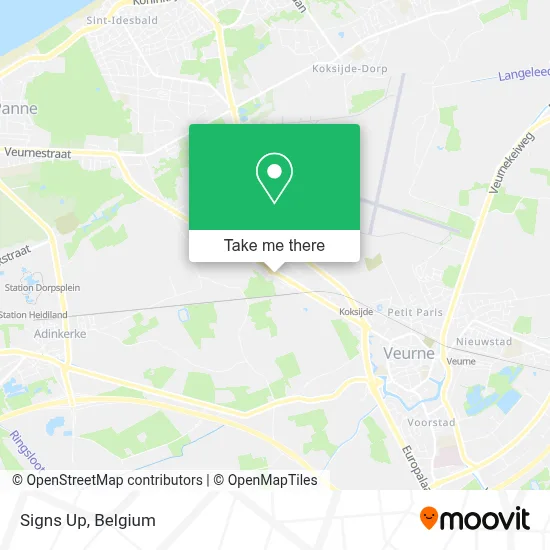 Signs Up map
