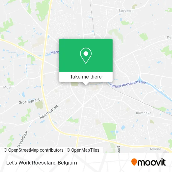 Let's Work Roeselare map