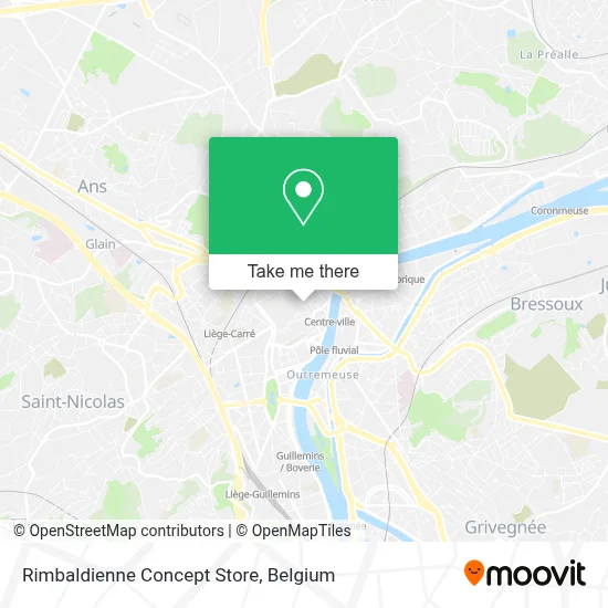 Rimbaldienne Concept Store plan