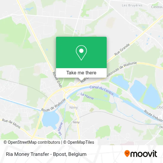 Ria Money Transfer - Bpost plan