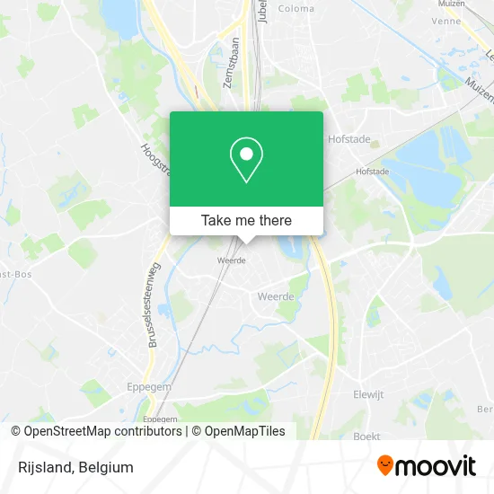Rijsland map
