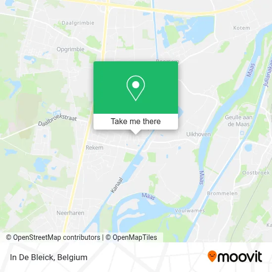 In De Bleick map
