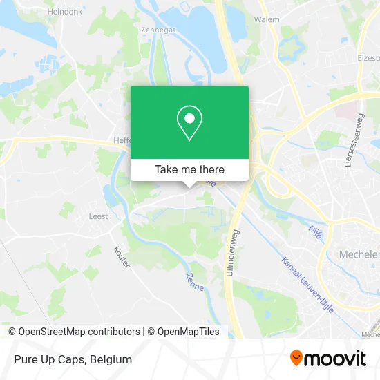 Pure Up Caps map