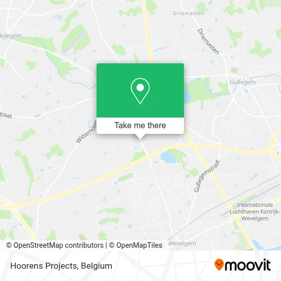 Hoorens Projects map