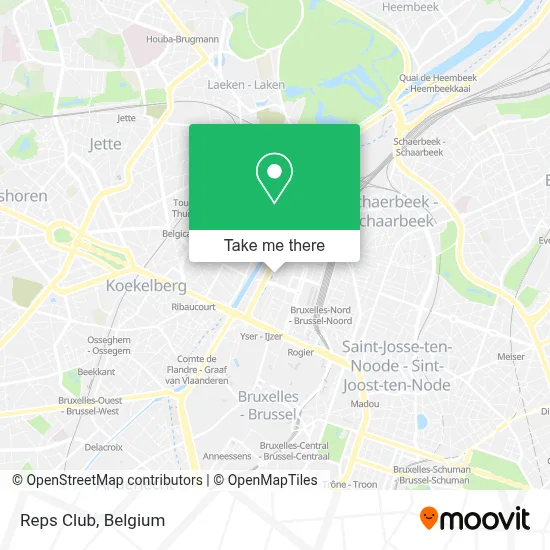 Reps Club map