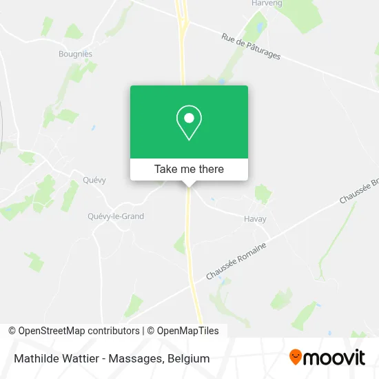 Mathilde Wattier - Massages map