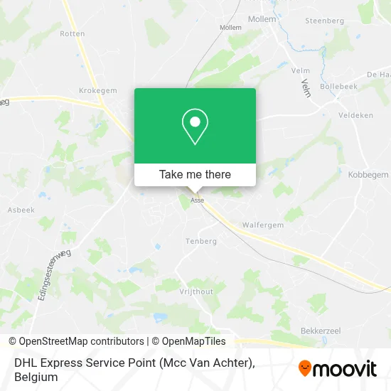 DHL Express Service Point (Mcc Van Achter) map