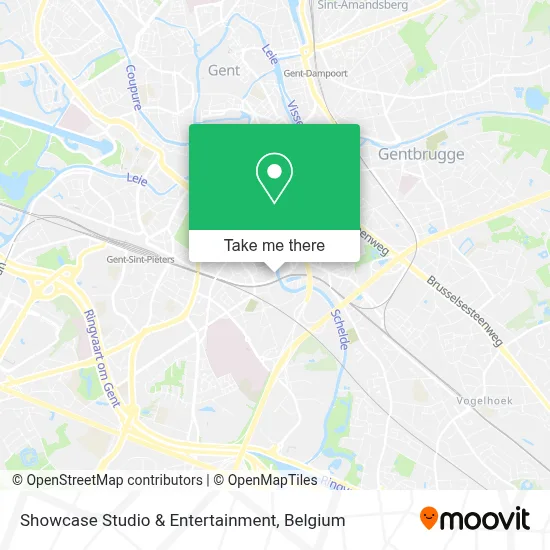 Showcase Studio & Entertainment map