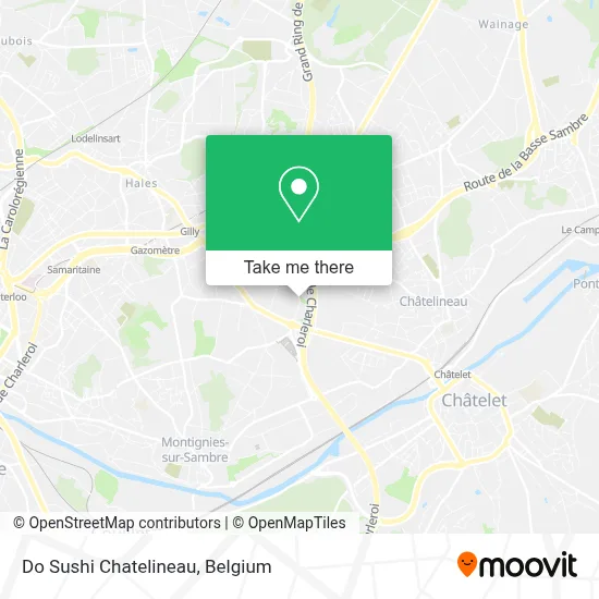 Do Sushi Chatelineau map