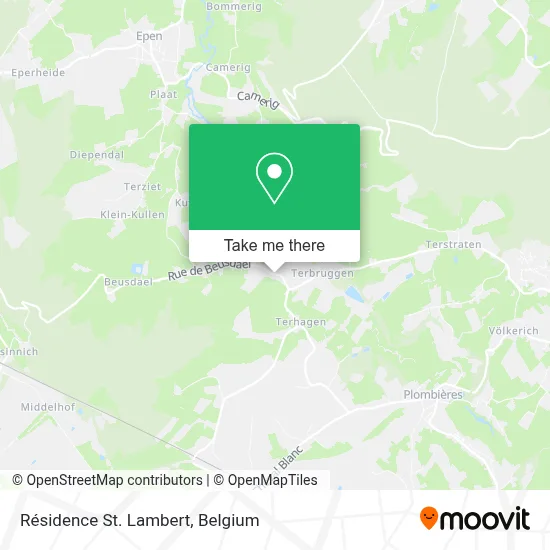 Résidence St. Lambert map