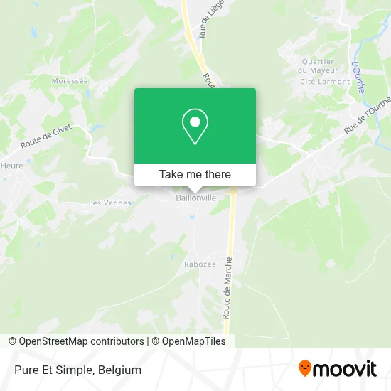 Pure Et Simple map