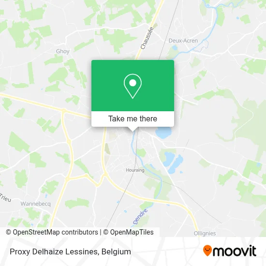 Proxy Delhaize Lessines map