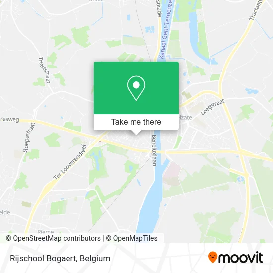 Rijschool Bogaert map