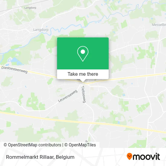 Rommelmarkt Rillaar plan
