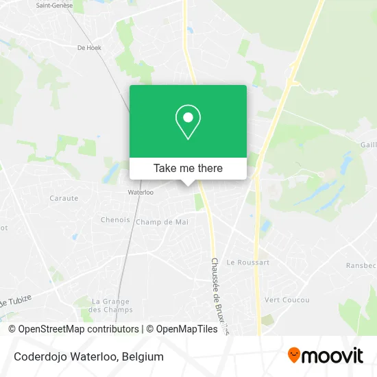 Coderdojo Waterloo map