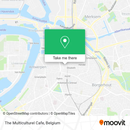 The Multiculturel Cafe map