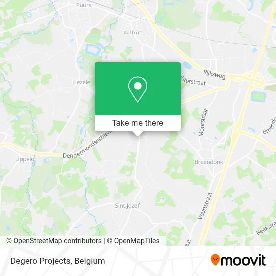 Degero Projects map