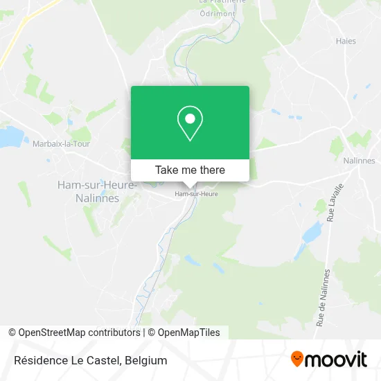 Résidence Le Castel map