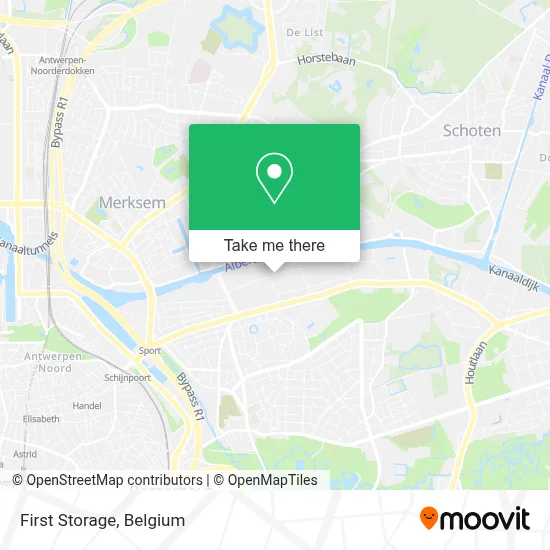 First Storage map