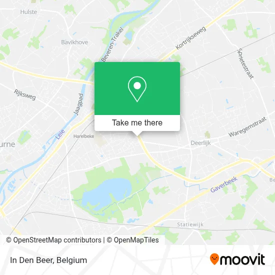 In Den Beer map