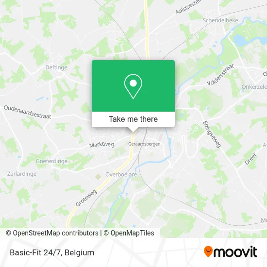 Basic-Fit 24/7 map