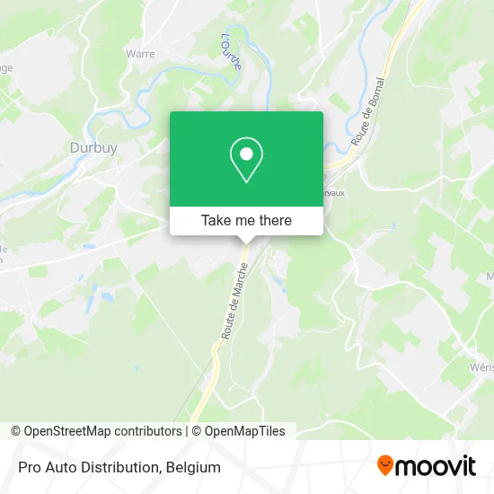 Pro Auto Distribution map