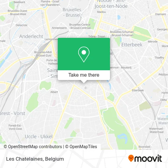 Les Chatelaines map
