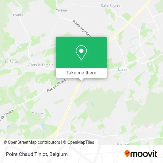 Point Chaud Tinlot map