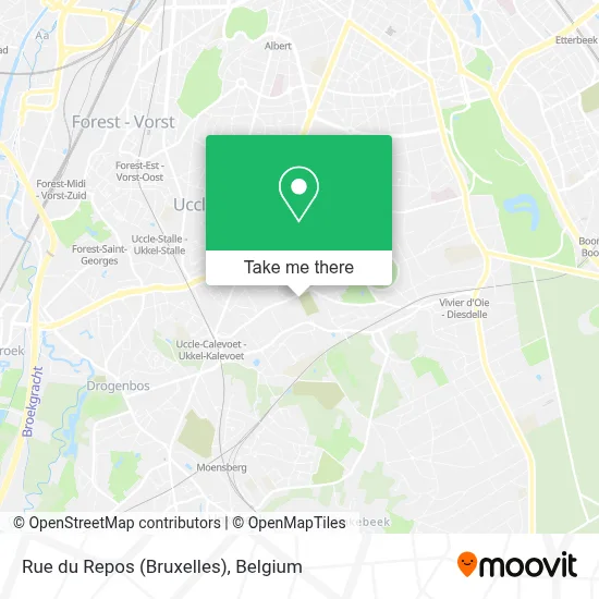 Rue du Repos (Bruxelles) map