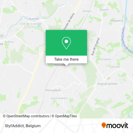 Styl'Addict map