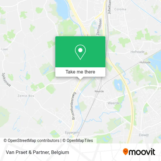 Van Praet & Partner map