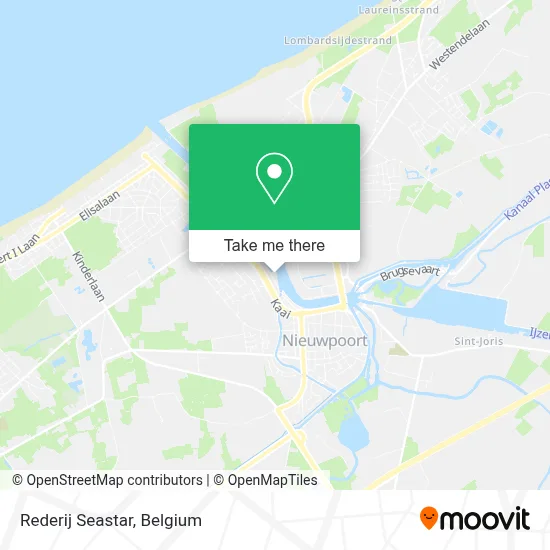 Rederij Seastar map