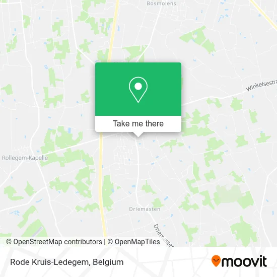 Rode Kruis-Ledegem map