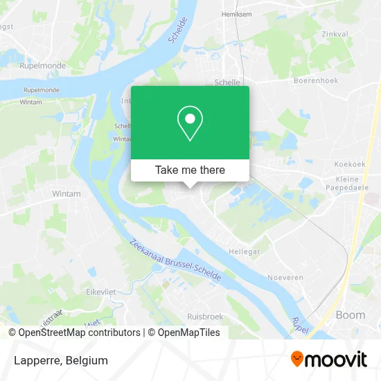Lapperre map