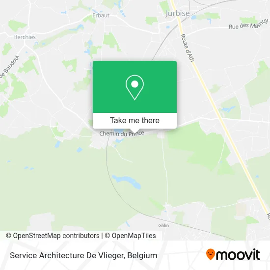Service Architecture De Vlieger map