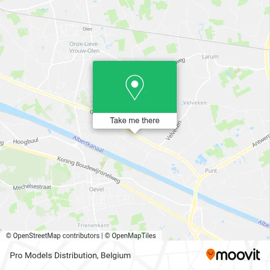Pro Models Distribution map