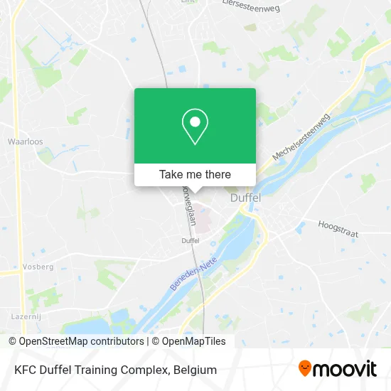 KFC Duffel Training Complex map
