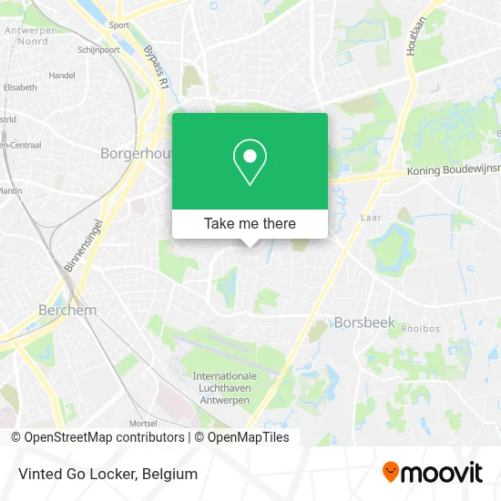 Vinted Go Locker map