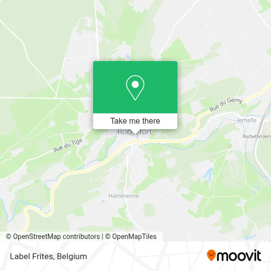 Label Frites map