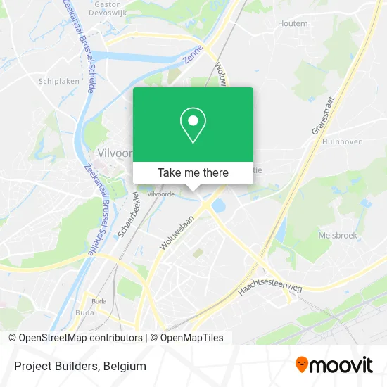 Project Builders map