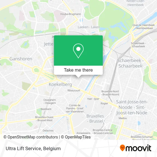 Ultra Lift Service map