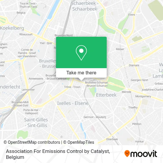 Association For Emissions Control by Catalyst map
