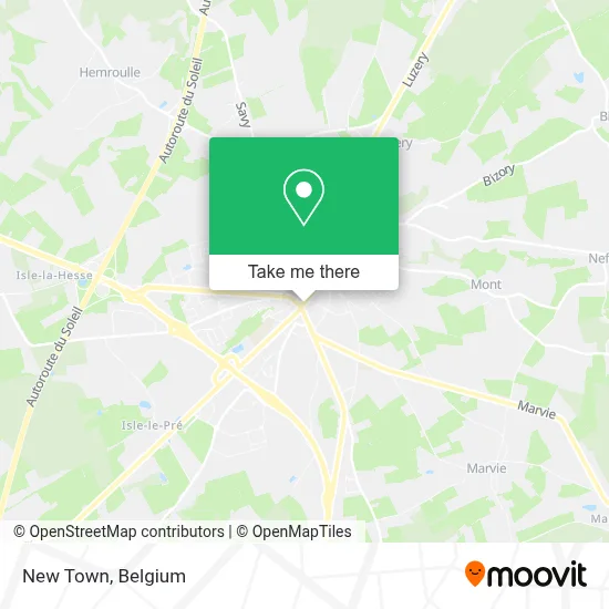 New Town map