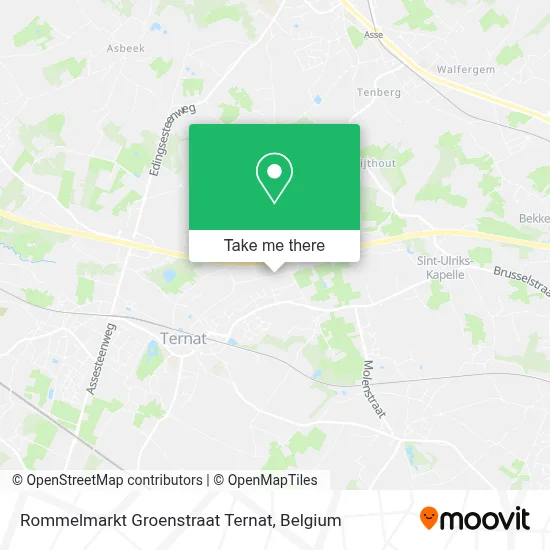Rommelmarkt Groenstraat Ternat map