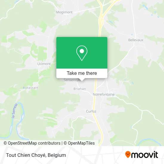 Tout Chien Choyé map
