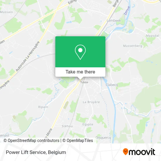 Power Lift Service map